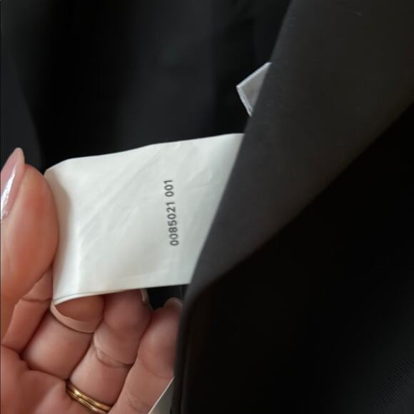 Marina Rinaldi Triacetate Black Blazer Jacket size 25/US 16 - Picture 7 of 9